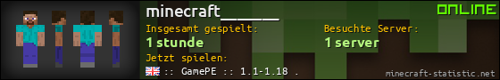 Benutzerleisten 560x90 für minecraft_______