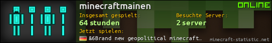 Benutzerleisten 560x90 für minecraftmainen