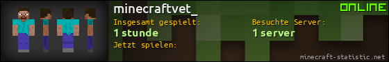 Benutzerleisten 560x90 für minecraftvet_