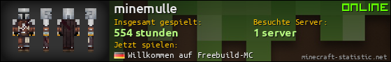 Benutzerleisten 560x90 für minemulle