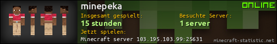 Benutzerleisten 560x90 für minepeka