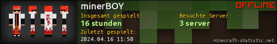 Benutzerleisten 560x90 für minerBOY