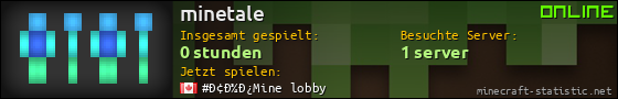 Benutzerleisten 560x90 für minetale