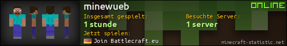 Benutzerleisten 560x90 für minewueb