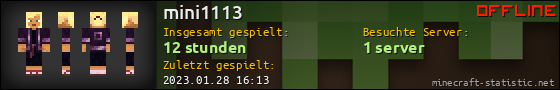 Benutzerleisten 560x90 für mini1113