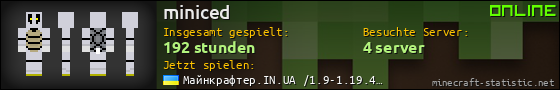 Benutzerleisten 560x90 für miniced