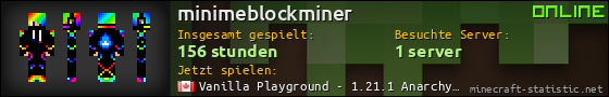 Benutzerleisten 560x90 für minimeblockminer