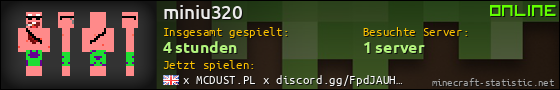 Benutzerleisten 560x90 für miniu320