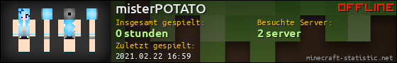 Benutzerleisten 560x90 für misterPOTATO