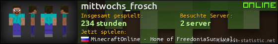 Benutzerleisten 560x90 für mittwochs_frosch