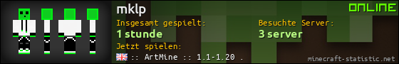 Benutzerleisten 560x90 für mklp