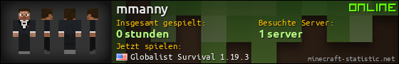 Benutzerleisten 560x90 für mmanny