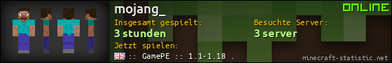 Benutzerleisten 560x90 für mojang_