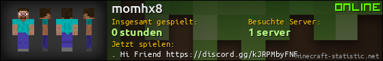 Benutzerleisten 560x90 für momhx8