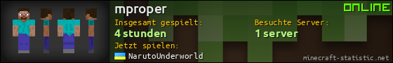 Benutzerleisten 560x90 für mproper