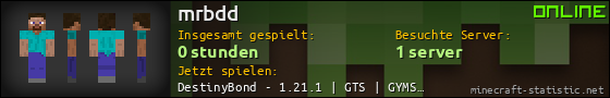 Benutzerleisten 560x90 für mrbdd