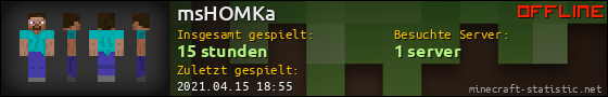 Benutzerleisten 560x90 für msHOMKa