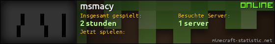 Benutzerleisten 560x90 für msmacy