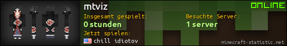 Benutzerleisten 560x90 für mtviz