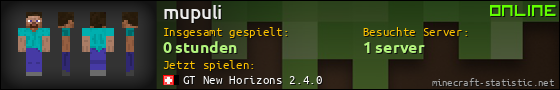 Benutzerleisten 560x90 für mupuli
