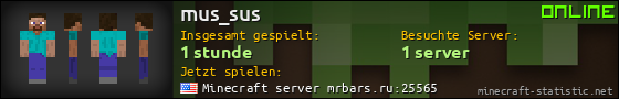 Benutzerleisten 560x90 für mus_sus
