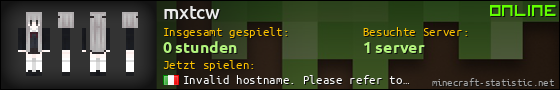 Benutzerleisten 560x90 für mxtcw