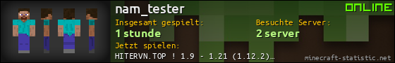 Benutzerleisten 560x90 für nam_tester