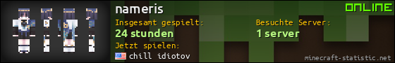 Benutzerleisten 560x90 für nameris