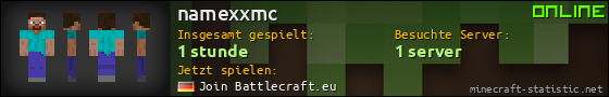 Benutzerleisten 560x90 für namexxmc