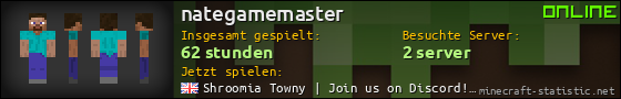 Benutzerleisten 560x90 für nategamemaster