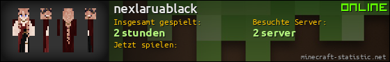 Benutzerleisten 560x90 für nexlaruablack