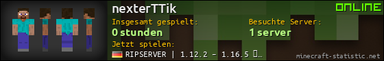 Benutzerleisten 560x90 für nexterTTik