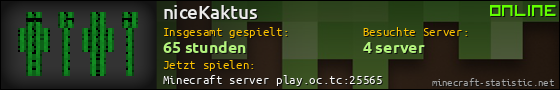 Benutzerleisten 560x90 für niceKaktus