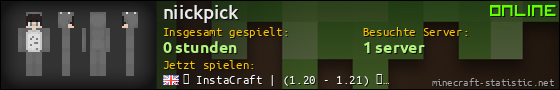 Benutzerleisten 560x90 für niickpick