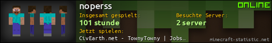 Benutzerleisten 560x90 für noperss