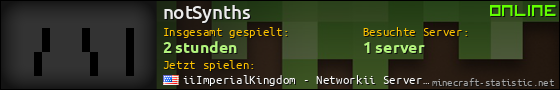 Benutzerleisten 560x90 für notSynths