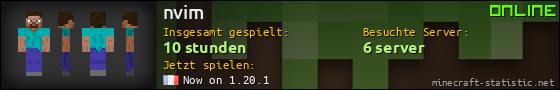 Benutzerleisten 560x90 für nvim