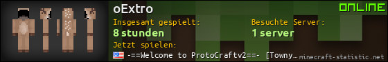 Benutzerleisten 560x90 für oExtro