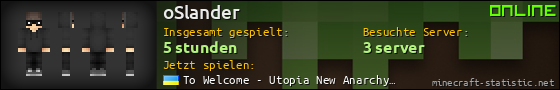 Benutzerleisten 560x90 für oSlander