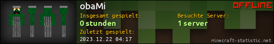 Benutzerleisten 560x90 für obaMi