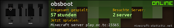 Benutzerleisten 560x90 für obsboot