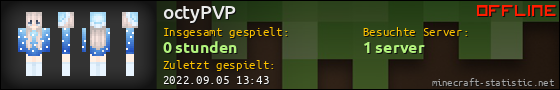 Benutzerleisten 560x90 für octyPVP