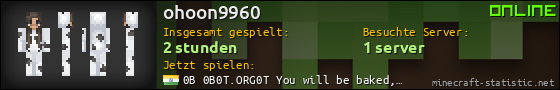 Benutzerleisten 560x90 für ohoon9960