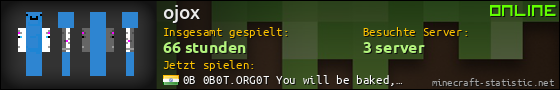 Benutzerleisten 560x90 für ojox