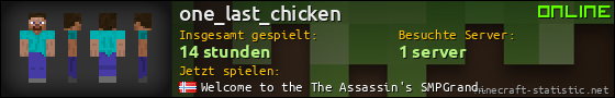 Benutzerleisten 560x90 für one_last_chicken