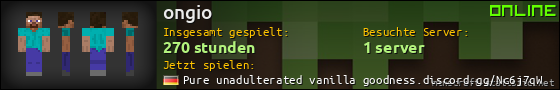 Benutzerleisten 560x90 für ongio
