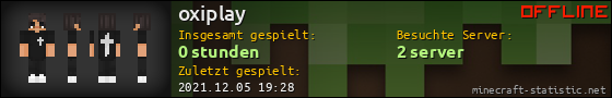 Benutzerleisten 560x90 für oxiplay