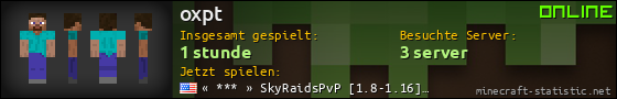 Benutzerleisten 560x90 für oxpt