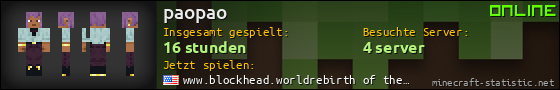 Benutzerleisten 560x90 für paopao