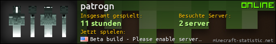 Benutzerleisten 560x90 für patrogn